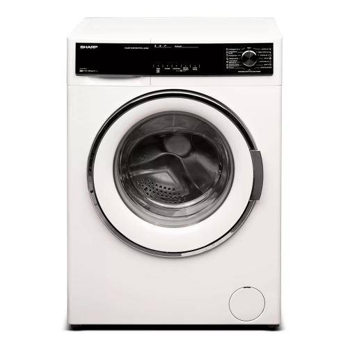 Sharp отдельно стоящая стиральная машина на 8 кг ES814RW белая | 59.70х55.70х84.50 см | Объём барабана: 55 л | ласс энергоэффективности: А+++ | Скорость отжима: 1400 об/мин |