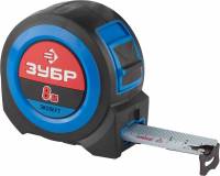 Зубр ЭКСПЕРТ 34059-08-27 8м / 27мм мощная профессиональная рулетка со сверхшироким полотном