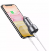 Ugreen Автомобильное зарядное устройство CD213 USB-C PD+USB-C PD 50W Fast Car Charger. Цвет: серый космос