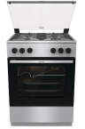 Газовая плита Gorenje GGI6A21XH ,конфорок - 4 шт, духовка - 60 л, электроподжиг, гриль, стальные решетки, 60 см x 85 см x 60 см/ Global