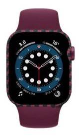 Ультратонкий легкий бампер из углеродного волокна с кевларовым краем K-Doo для Apple Watch 44 мм, Черный