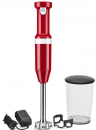 KitchenAid Погружной блендер 5KHBBV53EER | Цвет: Красный | Количество скоростей: 5 | Напряжение: 220-240 В | Минимальная скорость вращения: 8250 об/мин | Максимальная скорость вращения: 11000 об/мин | Материал: Металл/Пластик