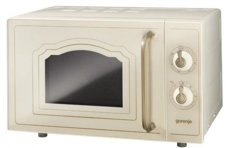 Микроволновая печь Gorenje MO4250CLI бежевый | 20 л, 800 Вт, переключатели - поворотный механизм, гриль, 45.5 см x 28.9 см x 36.1 см Global
