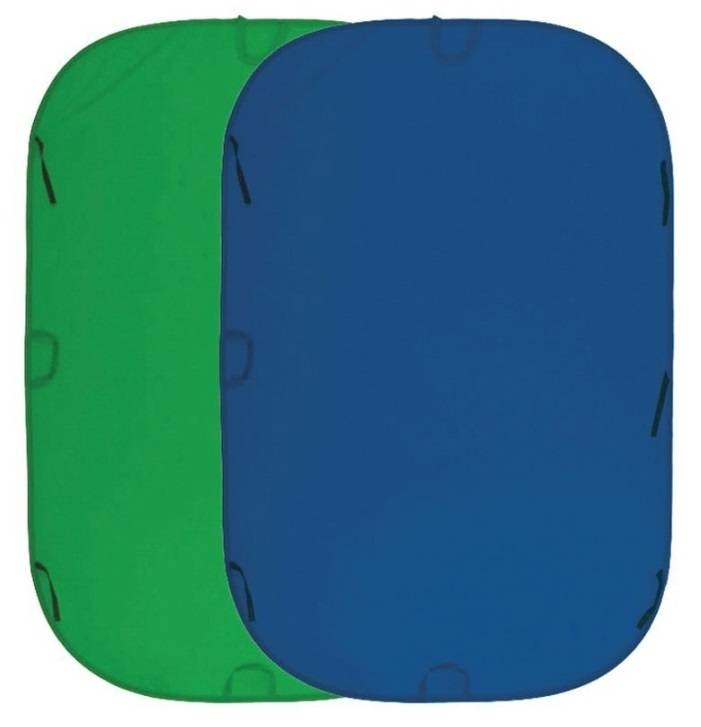 Складной Фон Хромакей Fujimi FJ 706GB-240/240 синий/зеленый 240x240 см. 