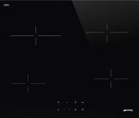 SMEG встраиваемая варочная панель | Стеклокерамическая варочная панель, 60 см, прямой край,черный цвет