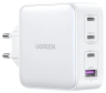 UGREEN Сетевое зарядное устройство CD226 (15337) Nexode 100W USB-A+3*USB-C GaN Tech Fast Charger EU. Цвет: белый