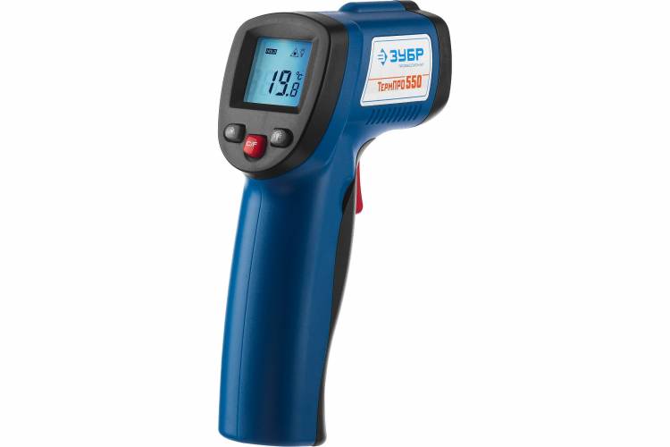 Зубр Пирометр ТермПро-550, инфракрасный, -50°С +550°С, 45723-550