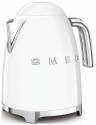 Чайник SMEG KLF03WHEU электрический, Объем: 1.7 л , мощность: 2400 Вт, корпус из нержавеющей стали, Стиль 50-х г., белый