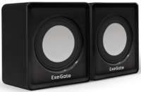 Акустическая система 2.0 ExeGate Disco 140 Black (питание USB, 2х3Вт (6Вт RMS), 100-20000Гц, черный, Color Box)
