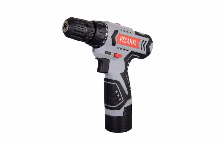 Дрель-шуруповерт аккумуляторная ДА-12-2Л Ресанта