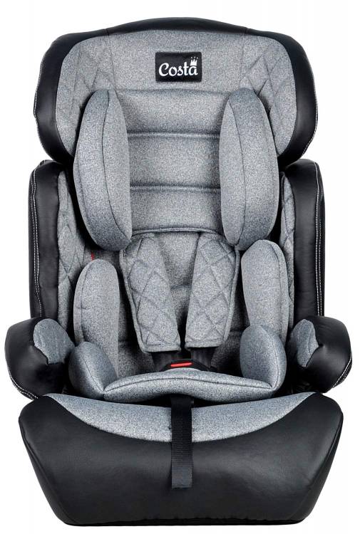 Farfello Автокресло детское CS-003 (4 шт) (серо-чёрный эко-кожа/grey/black,YB702A/ gb) YB702A/gb серо-чёрный 6961136041715