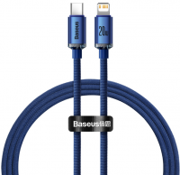 Кабель USB-C BASEUS Crystal Shine Series Fast Charging, Type-C - Lightning, 20W, 1,2м, Поддерживает быструю зарядку CAJY000203