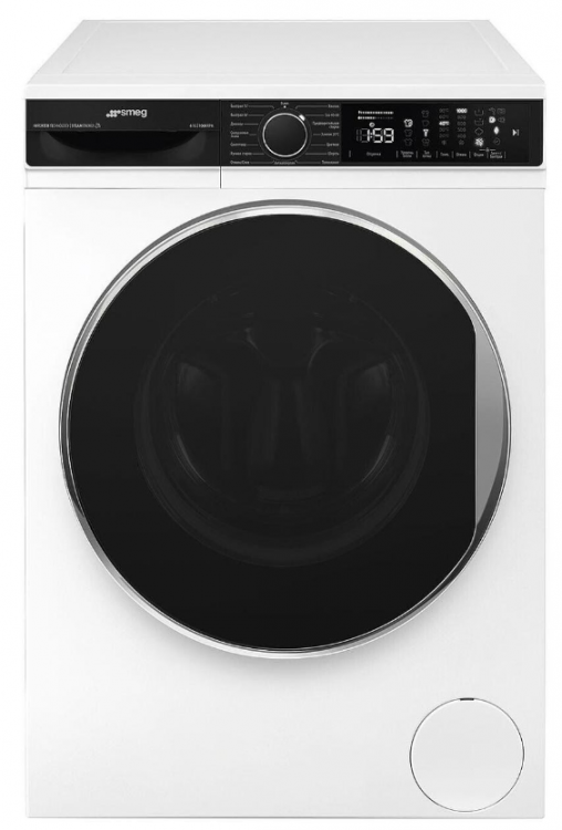 Smeg Отдельностоящая узкая стиральная машина WM3T60CRU | Максимальная загрузка белья 6 кг | Количество программ 15 | Максимальная скорость отжима до 1000 об/мин | 84.5см х 59.7см х 41.6 см