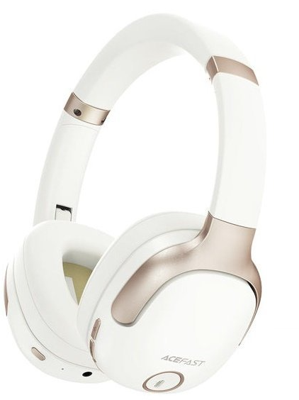 Acefast беспроводные наушники  H2, наушники Bluetooth с шумоподавлением, цвет: молочный белый