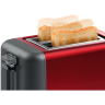 Тостер Bosch TAT3P424 | Отделения для ломтиков: 2, функции: подогрев, размораживание, степеней обжаривания: 7, съемный поддон для крошек, красный | Global
