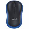 Мышь компьют. Logitech M185 синий Global
