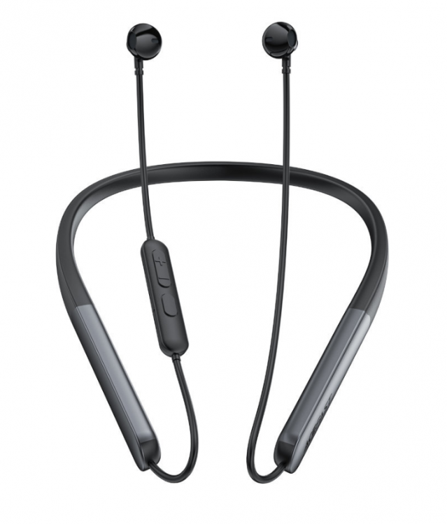  Acefast беспроводные наушники N1, нашейные блютуз наушники, цвет: черный 