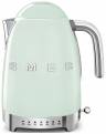 Чайник SMEG KLF04PGEU электрический, объем: 1.7 л , мощность: 2400 Вт, регулировка температуры, корпус из нержавеющей стали, пастельный зеленый, Стиль 50-х г.