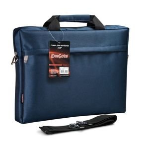 Сумка Exegate  Start  S15 Deep Blue, темно-синяя, полиэстер, для ноутбуков до 15.6" 205137