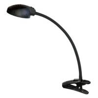 Светильник настольный Трансвит Веста С16 ПШ (VESTAC16-PSH/BL) на гибкой стойке черный 7Вт
