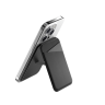 Mageasy картхолдер с защелкивающейся подставкой Snap Stand Wallet | совместимость с iPhone 12, 13, 14, 15 | Цвет: Черный