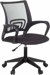 Кресло Бюрократ CH-695NLT | На колесиках | сетка/ткань | максимальная нагрузка - 120 кг | черный | Global