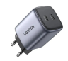 Ugreen Сетевое зарядное устройство CD294 Nexode 45W 2xUSB-C PD GaN Fast Charger Grey