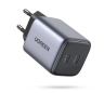 Ugreen Сетевое зарядное устройство CD294 Nexode 45W 2xUSB-C PD GaN Fast Charger Grey