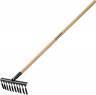 GRINDA 10 витых зубьев, 320х95х1300 мм, грабли садовые, с деревянным черенком zb