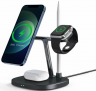 Беспроводная зарядная станция для Apple, Yesido DS12 Wireless Charger 4-in-1, 15W + Кабель USB to Type-C