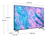 Samsung Телевизор 55" UE55CU7100UXRU 4K Crystal UHD 60Hz | 4K UltraHD, 3840x2160, DLNA, Wi-Fi, 60 Гц, Tizen, HDMI х 3, USB х 1 шт Global