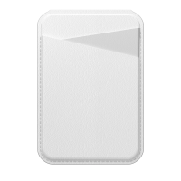 Mageasy картхолдер с защелкивающейся подставкой Snap Stand Wallet | совместимость с iPhone 12, 13, 14, 15 | Цвет: Белоснежный 