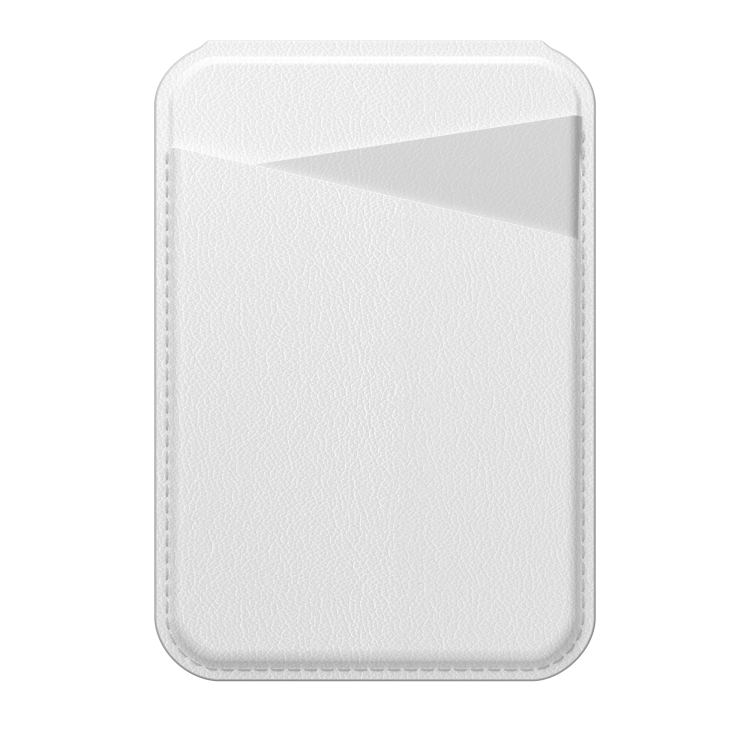 Mageasy картхолдер с защелкивающейся подставкой Snap Stand Wallet | совместимость с iPhone 12, 13, 14, 15 | Цвет: Белоснежный 