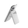 Mageasy картхолдер с защелкивающейся подставкой Snap Stand Wallet | совместимость с iPhone 12, 13, 14, 15 | Цвет: Белоснежный 