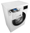 LG Стиральная машина F2J3HS8W | Стирка - 7 кг | Отжим - 1200 об/м | Программ - 10 | ШxВxГ - 60 см x 85 см x 44 | Цвет: Белый | Global