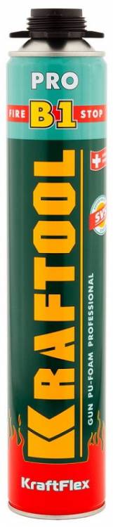 Kraftool 41186_z01 Fire Stop B1 огнестойкая Пена монтажная, Пистолетная, 750мл, SVS