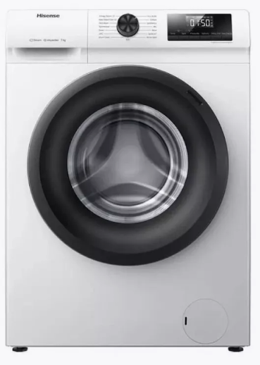 Стиральная машина Hisense WFQP7012VM | Максимальная загрузка 7 кг | Количество программ 15 шт | Класс отжима B | Класс стирки А 