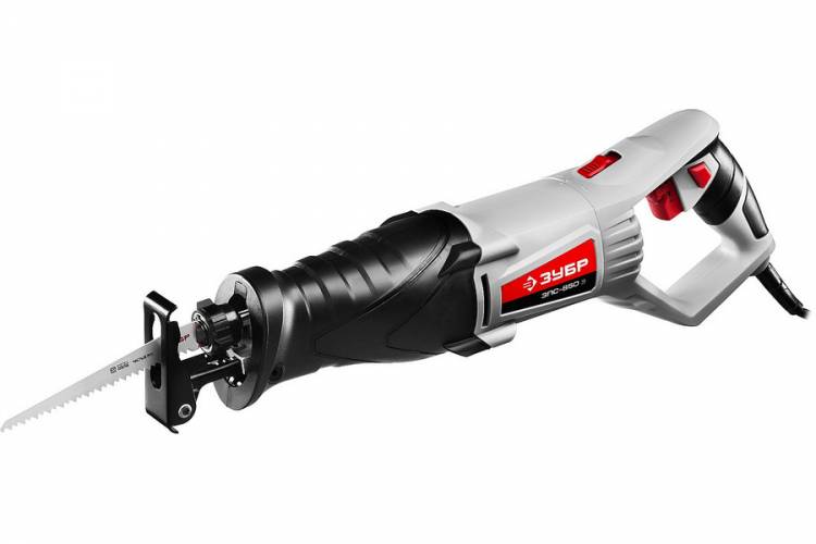 Зубр ЗПС-850 Э, 850 Вт, Пила сабельная (электроножовка)