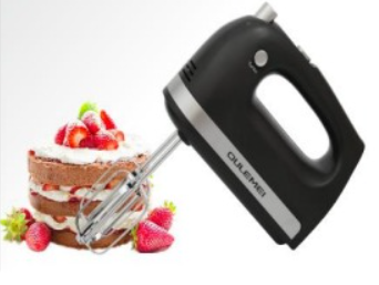 Oulemei Ручной миксер OLM-DDC002 CX-6661 | Цвет: Черный | Мощность: 250Вт | Количество скоростей: 5 | Напряжение: 220-240В, 50-60 ГЦ | Материал: ABS Пластик