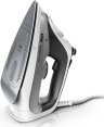 Braun утюг SI7149WB / 2900 Вт, подошва - анодированный алюминий,  подача пара 50 г/мин, паровой удар 220 г/мин, антикапля, автоотключение, белый/черный / Global