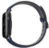 Uniq Кожаный ремешок для Apple Watch 49/45/44/42 mm Straden Waterproof Leather/Silicone Blue