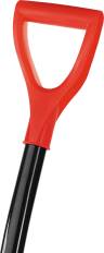 СИБИН ЛПА-410, Снеговая лопата, ширина 410 мм, пластиковая, с алюминиевой планкой, эргономичный алюминиевый черенок, V-ручка, (421845)