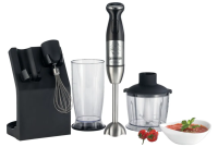 Gorenje Блендер погружной HBC807QB | Мощность-800Вт | Объем емкости для взбивания: 0.5 литра | Плавная регулировка скорости | Global