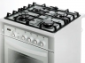 Газовая плита GEFEST 6500-03 0042 белый | конфорок - 4 шт  | духовка - 52 л | электроподжиг | газ-контроль панели | гриль | чугунные решетки | 60 см x 85 см x 60 см  Global