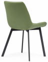 Woodville Стул на металлокаркасе "Челси" черный | зеленый велюр | Ширина - 50; Глубина - 60; Высота - 80 см