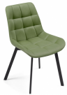 Woodville Стул на металлокаркасе "Челси" черный | зеленый велюр | Ширина - 50; Глубина - 60; Высота - 80 см