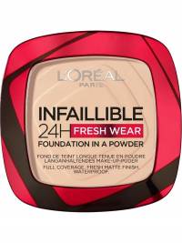 L'Oreal Paris / Пудра "INFAILLIBLE (ИНФАИБЛЬ) 24H FRESH WEAR" нового поколения, оттенок 20 Слоновая кость, 30 мл