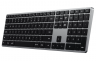 Satechi Беспроводная клавиатура Slim X3 Bluetooth Keyboard-RU | Раскладка - Русская | Цвет-Серый космос | Подсветка клавиш-есть | Цифровой блок-есть | Интерфейс подключения-Bluetooth | Тип питания-аккумулятор | Материал корпус-металл