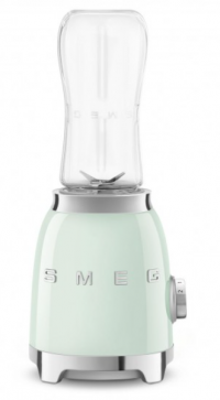 Smeg Стационарный блендер PBF01PGEU |Колекция: стиля 50-х | Пастельно: зеленый | Скорости вращения: 4 | Мощность: 300 Вт | Напряжение: 220-240 В | Материал корпуса: Нержавеющая сталь