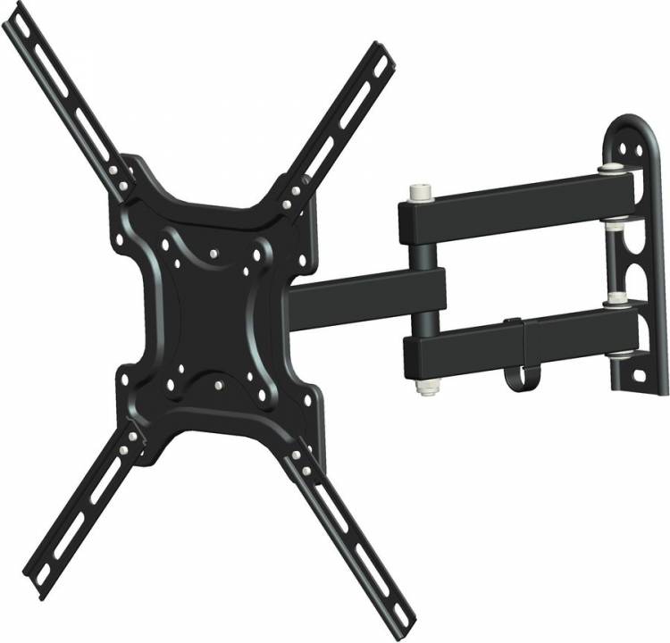 Кронштейн поворотный Hama R1 118156 /  максимальная нагрузка- 25 кг, диагональ ТВ - 32"- 65", способ регулировки - наклон, поворот / Global